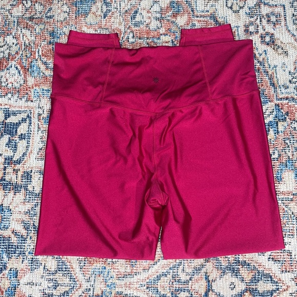 Athleta Elation Shine Tight Leggings in Hot Pink SZ 2X EUC - Picture 4 of 5